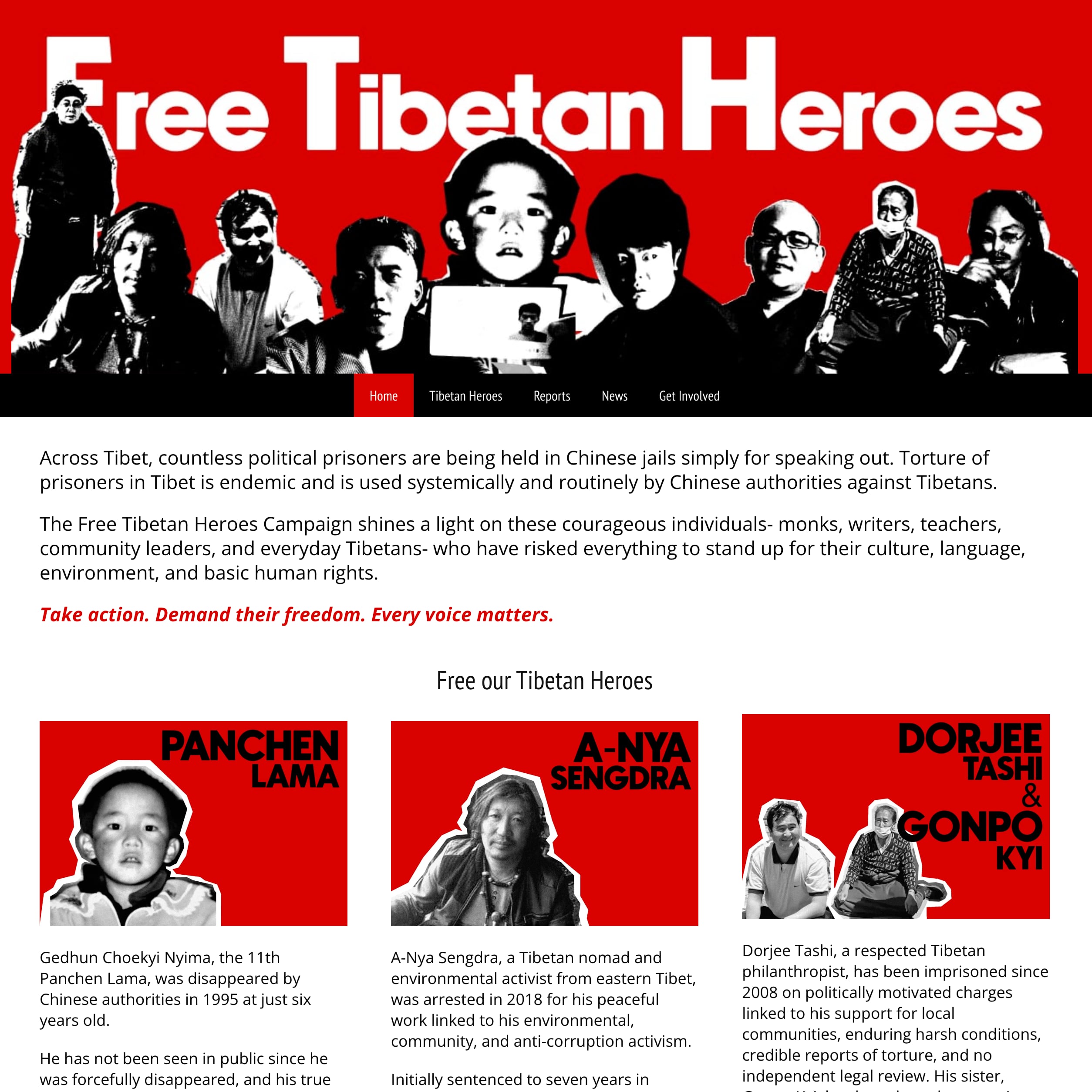 free tibetan heroes